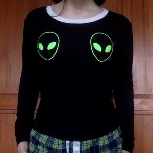 Zumiez/a. lab Glow in the Dark Alien Long Sleeve